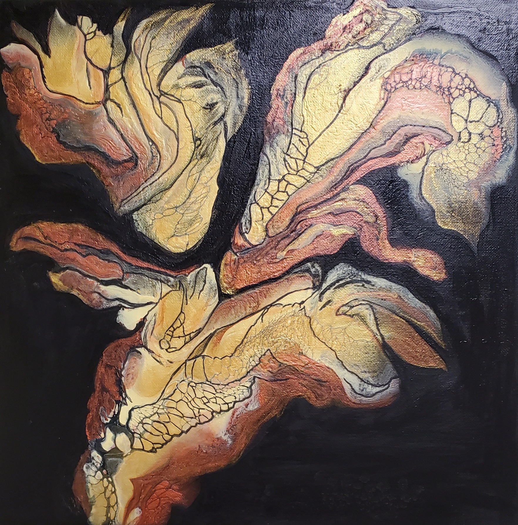 Separation - Modern Fluid Art Painting, CT