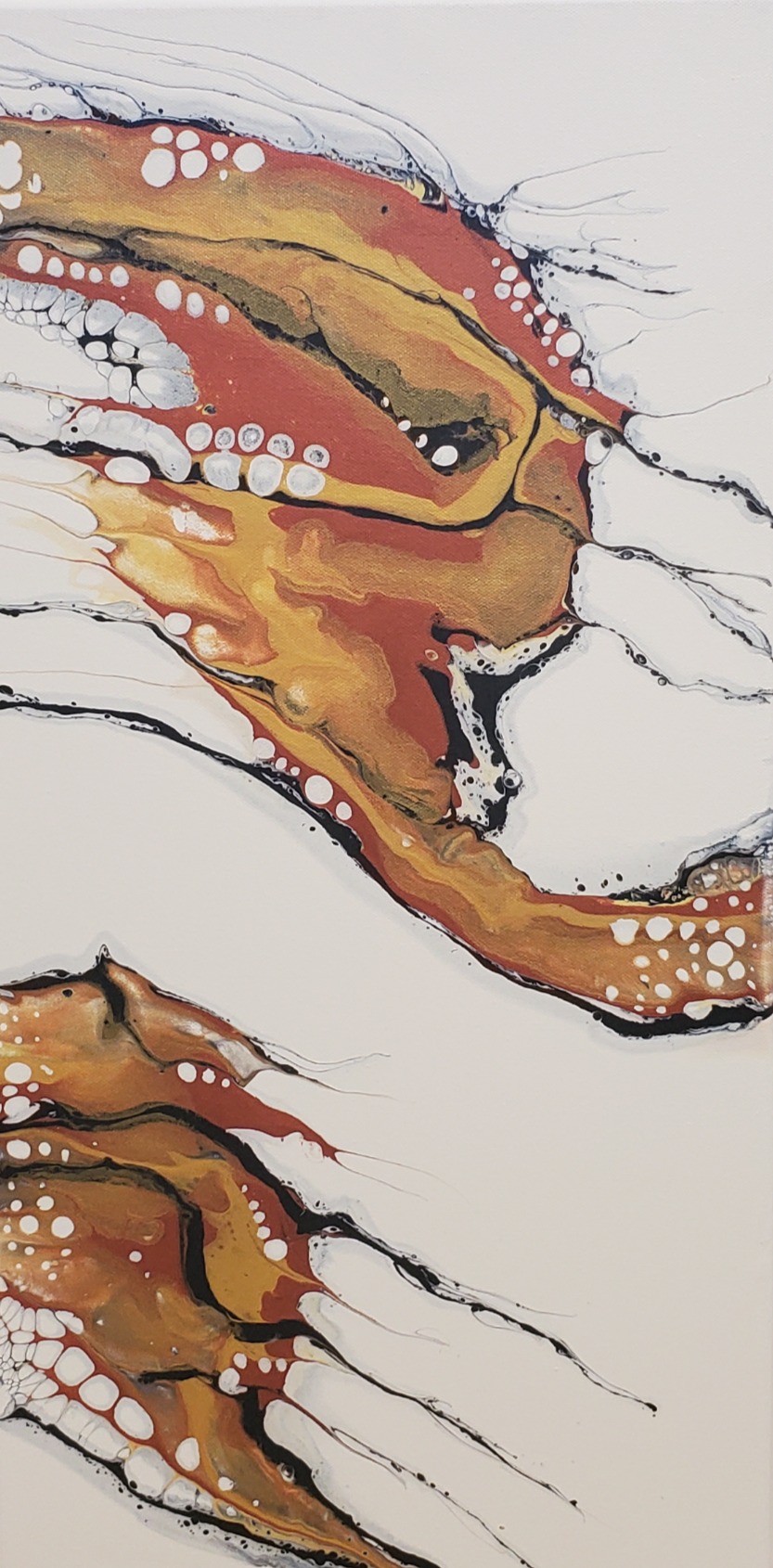 Rex - Modern Fluid Art Painting, CT