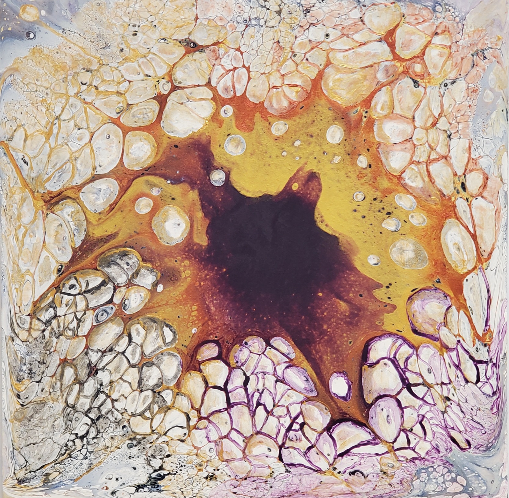 Abyss - Modern Fluid Art Painting