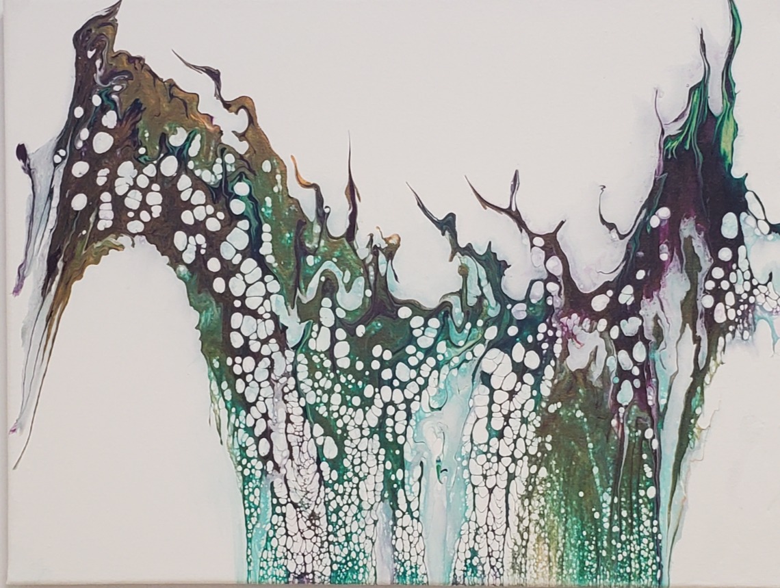 Splash - Modern Fluid Art Painting, CT