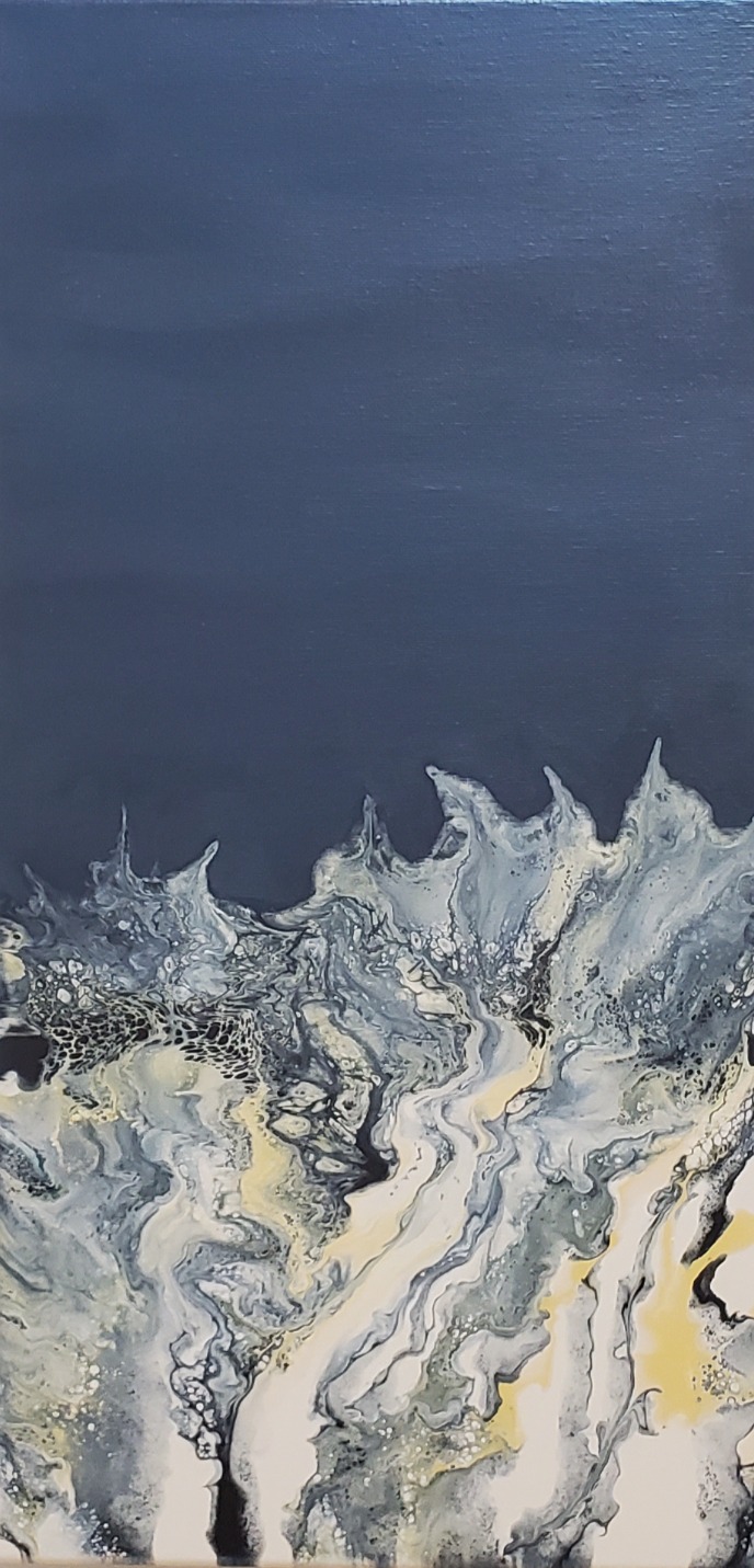 Splash - Modern Fluid Art Painting, CT