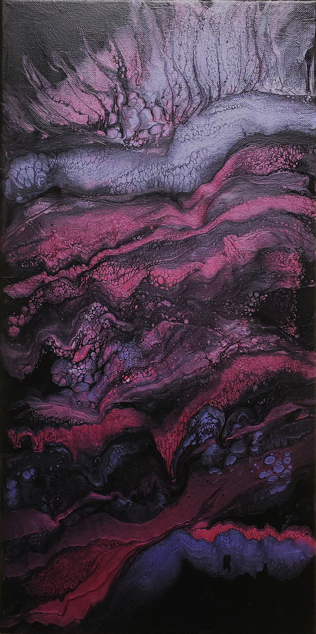 Earth Layers - Modern Fluid Art Painting, CT