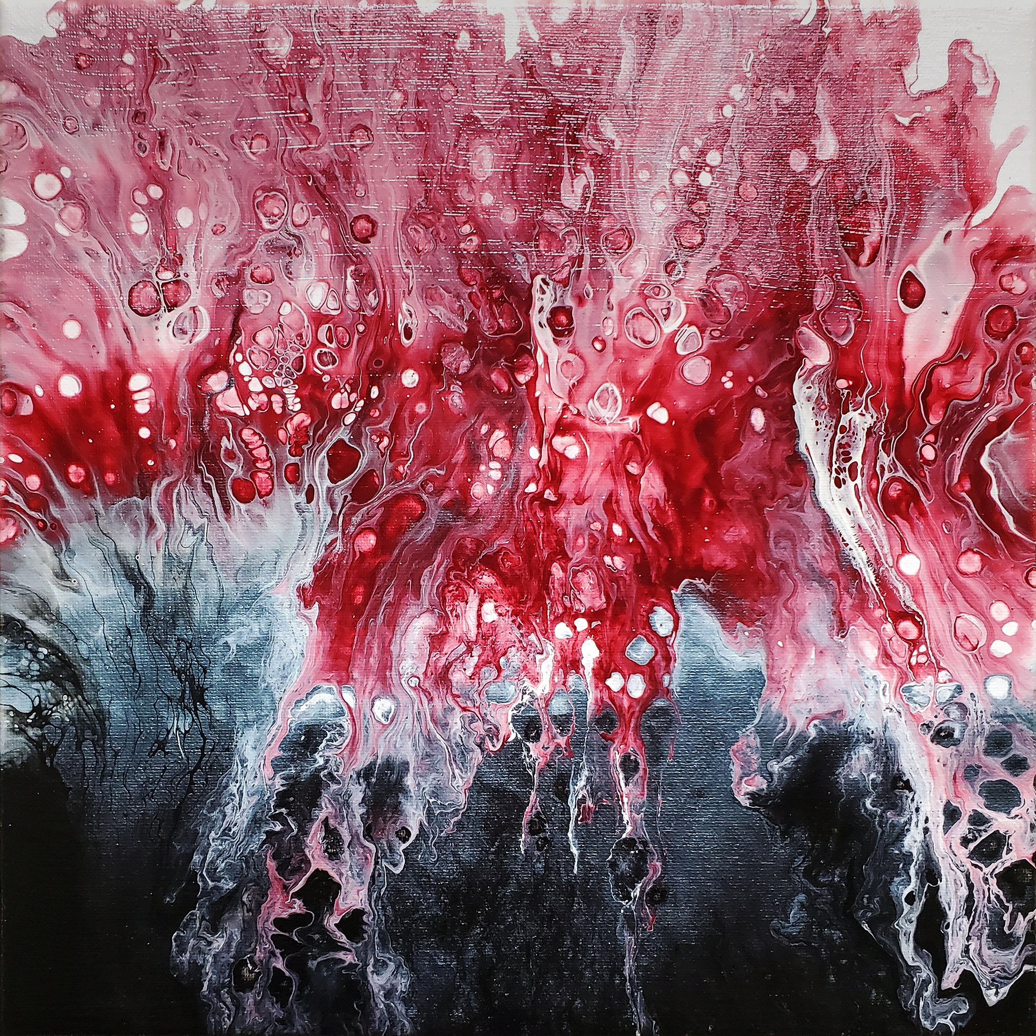 Roots - Modern Fluid Art Painting, CT