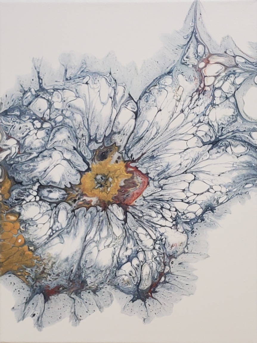 Snail - Modern Fluid Art Painting, CT