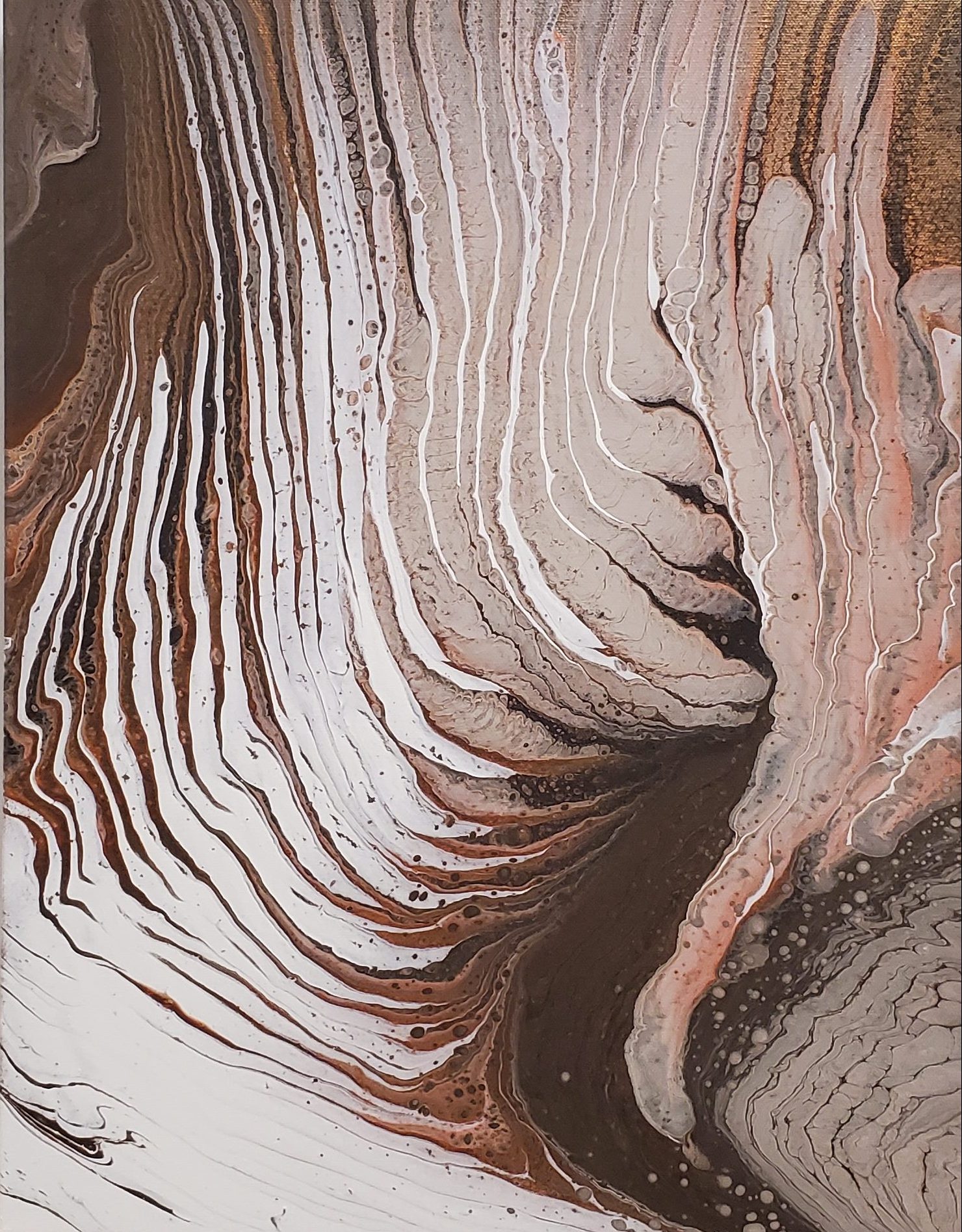 Gaia Goddess of Earth, West Hartford, Modern Fluid Art