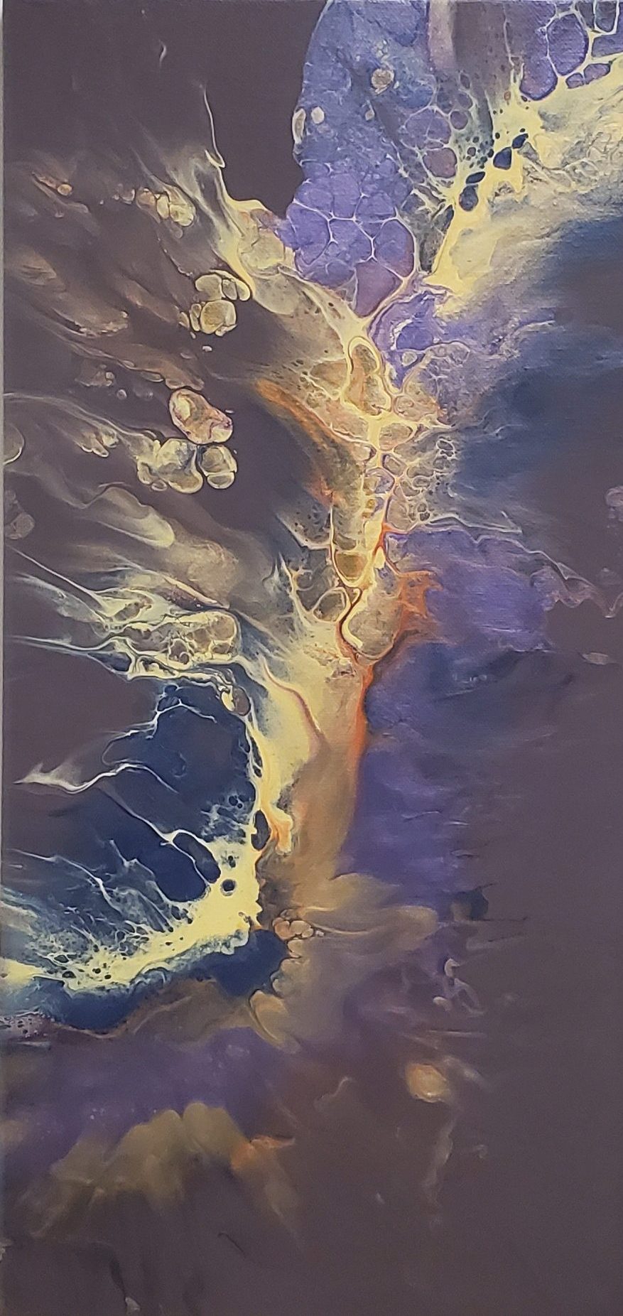 Desire - Modern Fluid Art Painting, CT